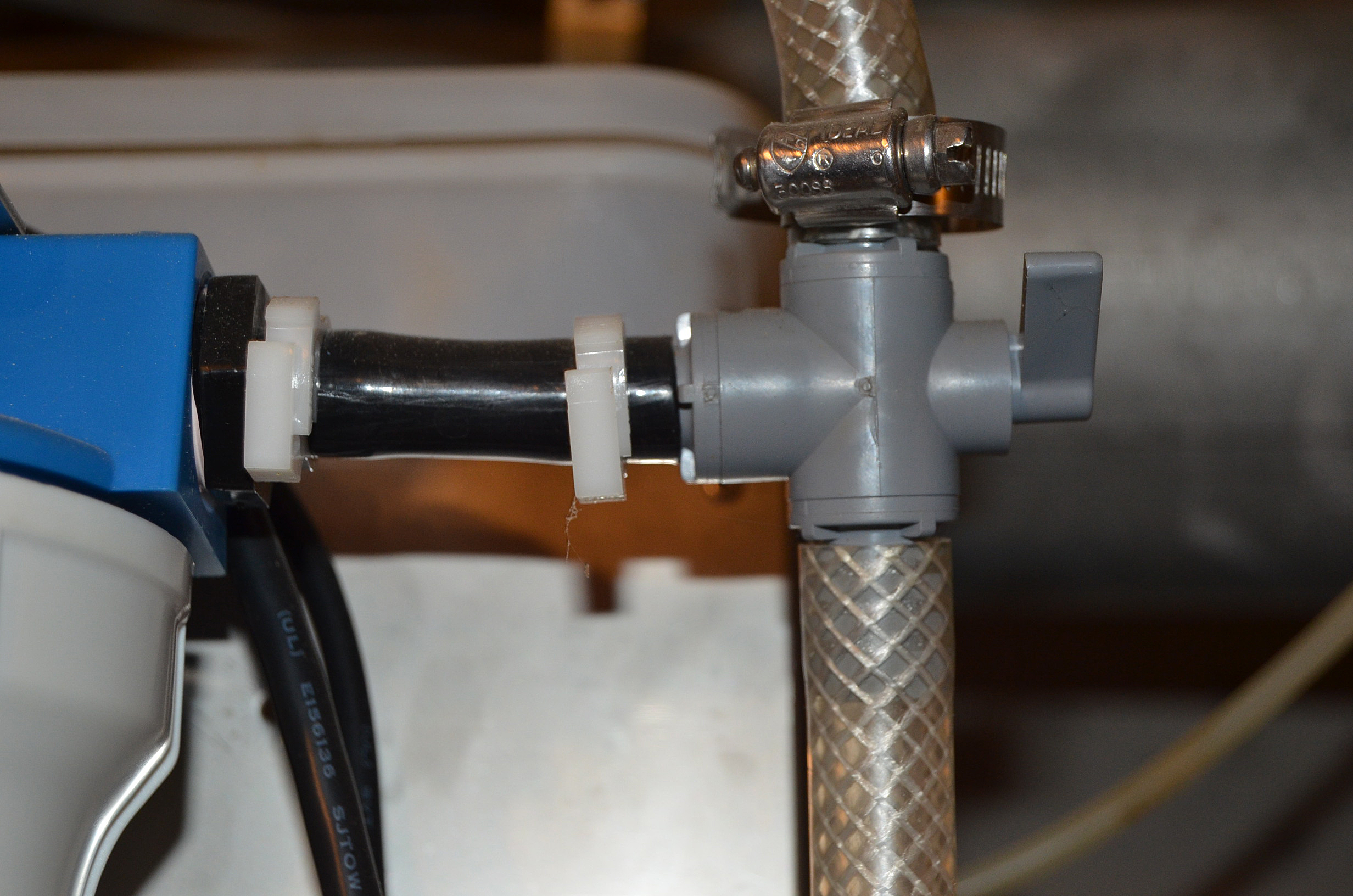 Framed Enameled Glass Wall Fountain