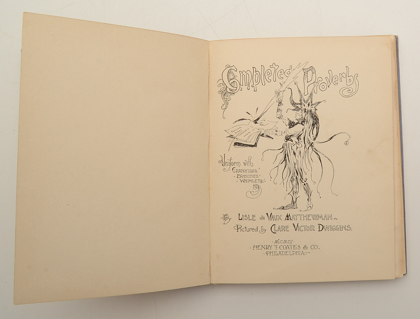 Antique Hardcover Books With Gilt Art Nouveau Bindings