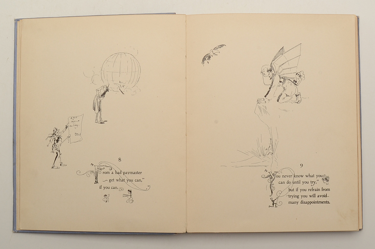 Antique Hardcover Books With Gilt Art Nouveau Bindings