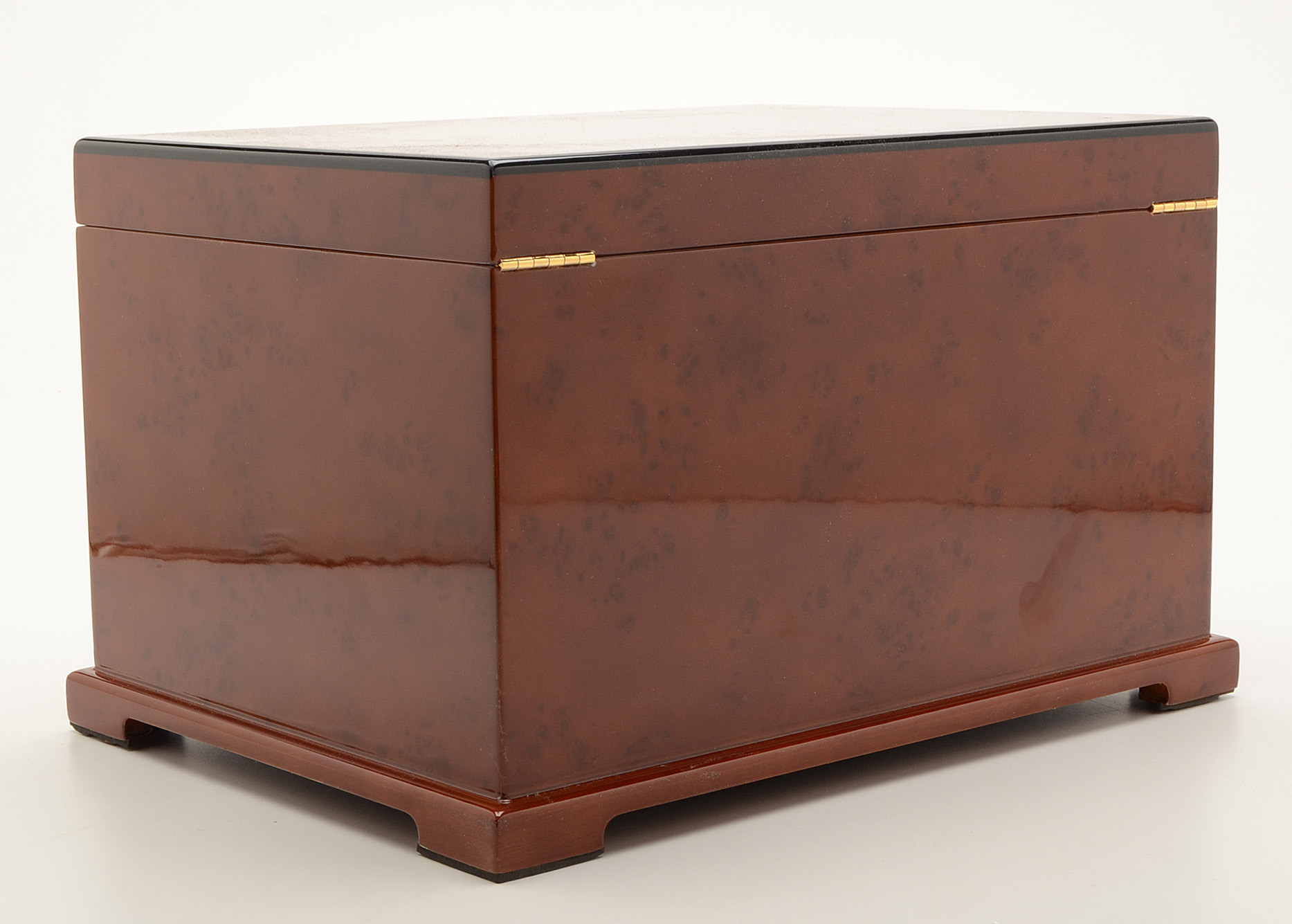 Richly Finished Burlwood Humidor