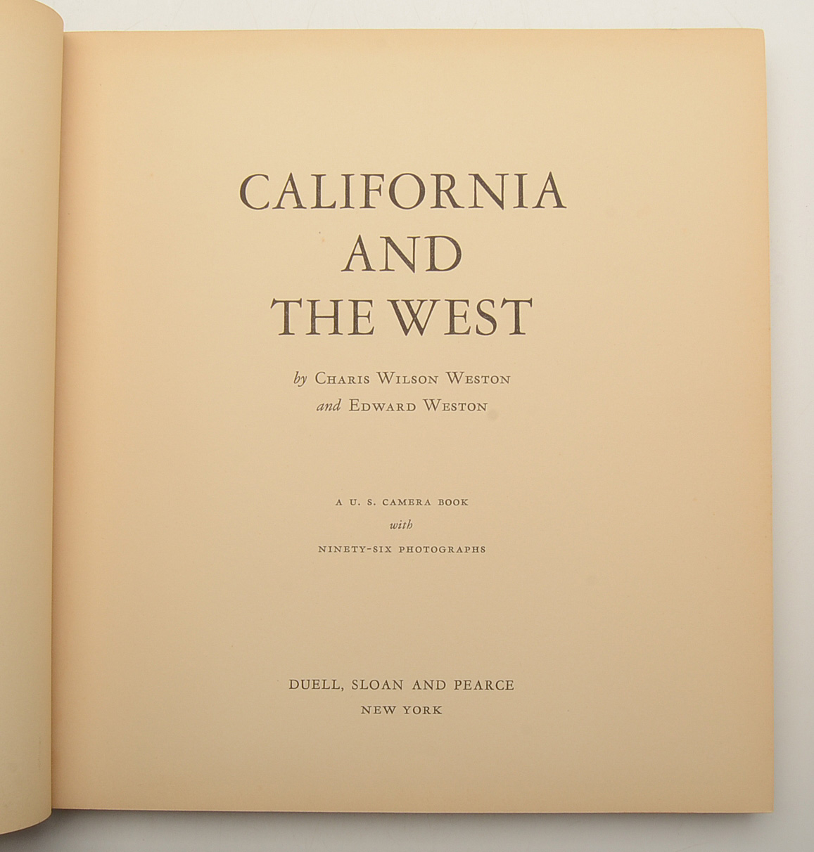 "California and the West" Photography Book