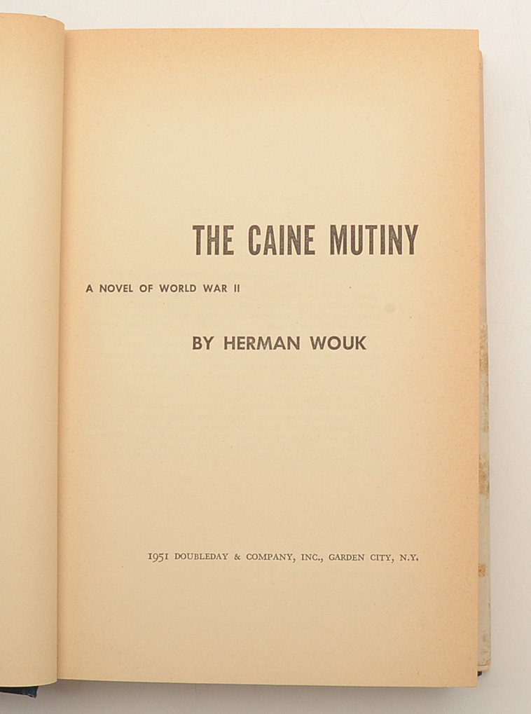 First Edition "The Caine Mutiny"