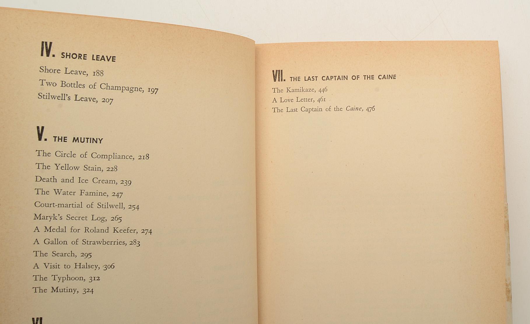 First Edition "The Caine Mutiny"