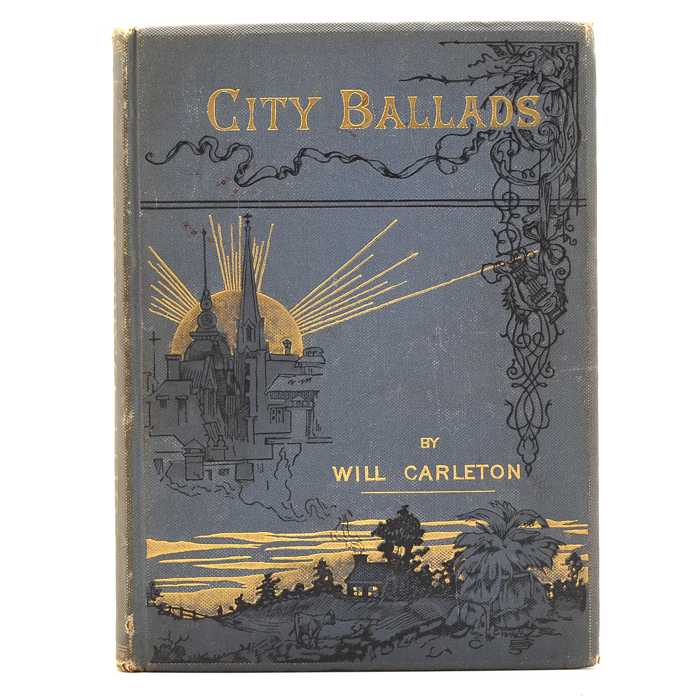 1885 "City Ballads" Illustrated Hardcover