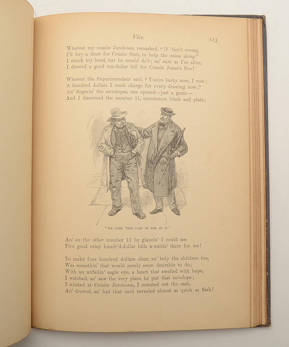 1885 "City Ballads" Illustrated Hardcover