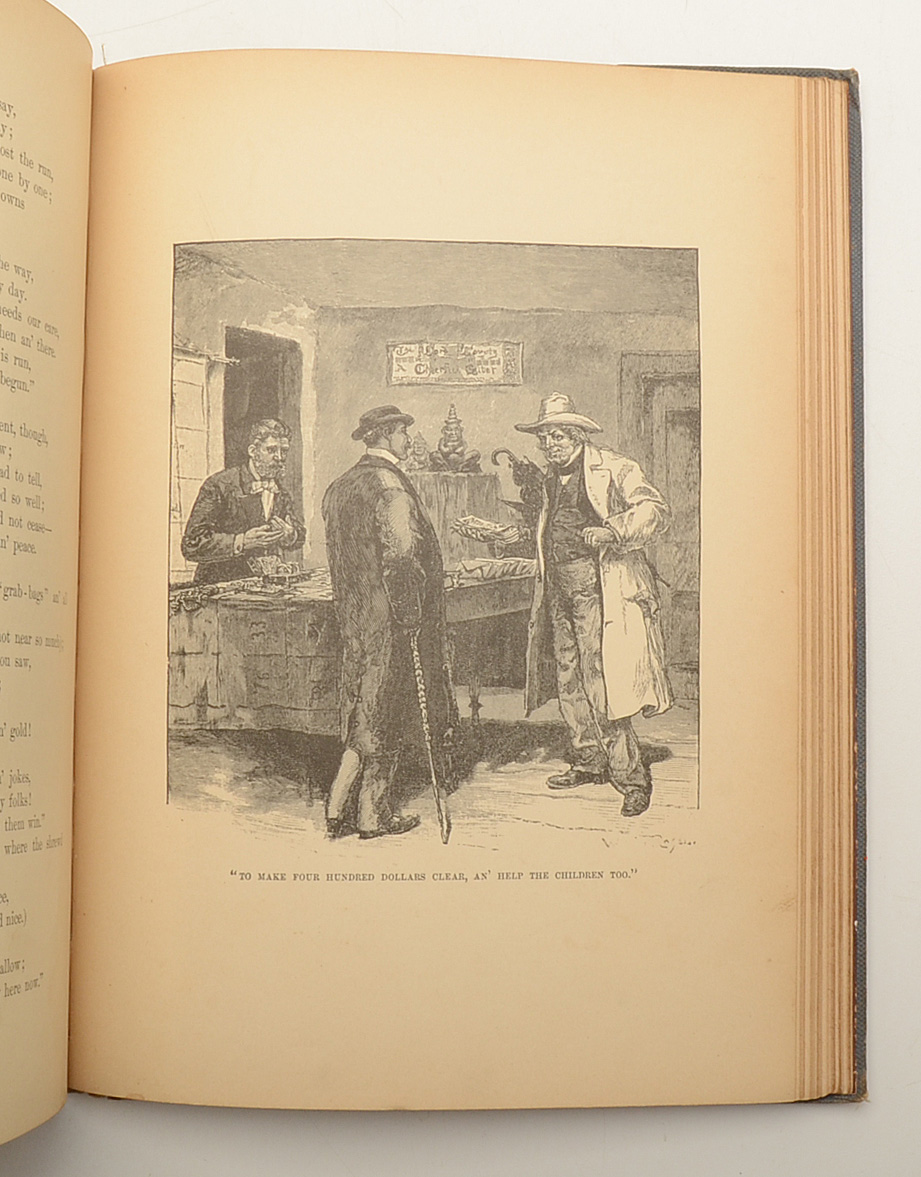 1885 "City Ballads" Illustrated Hardcover