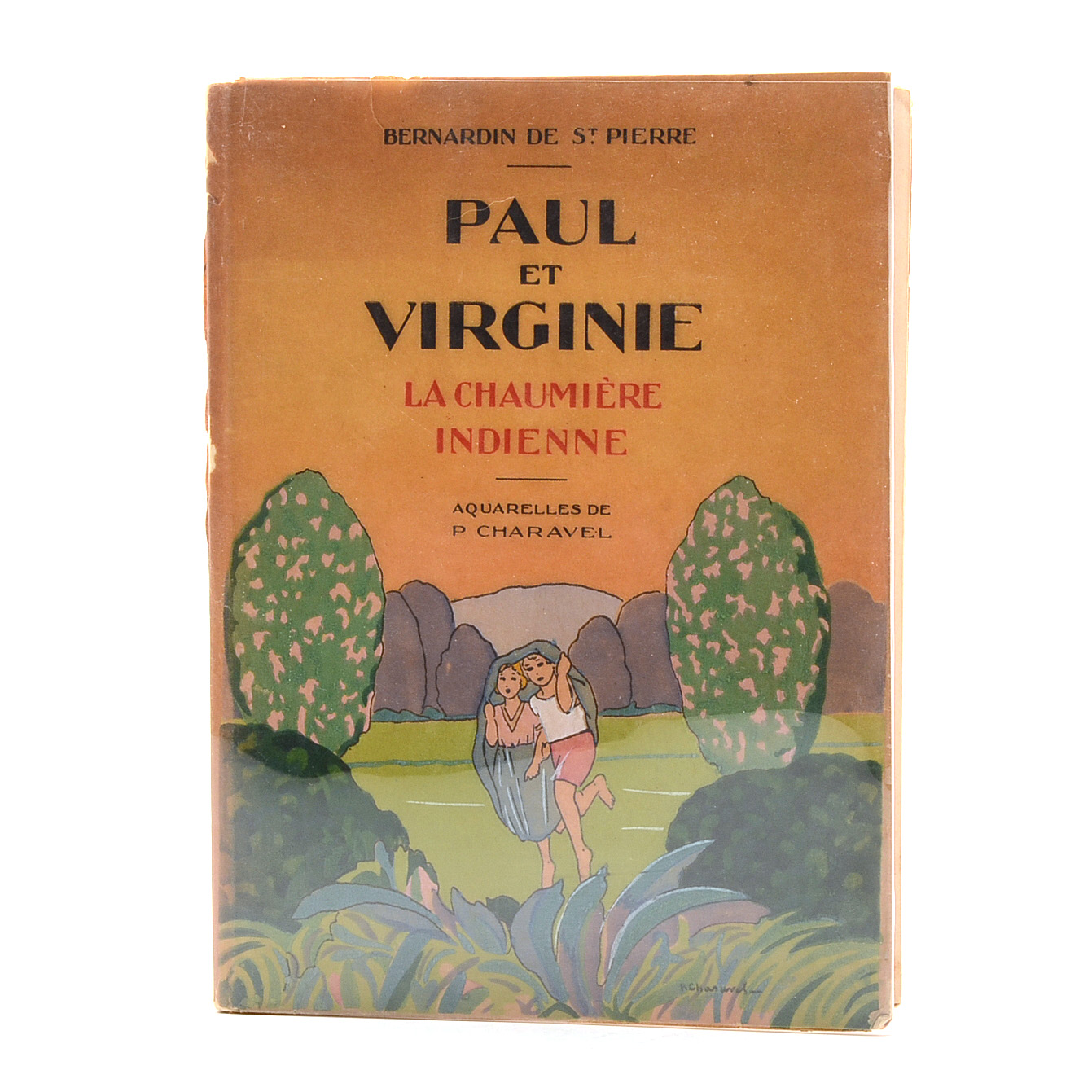 1928 French Langauge "Paul et Virginie" Illustrated