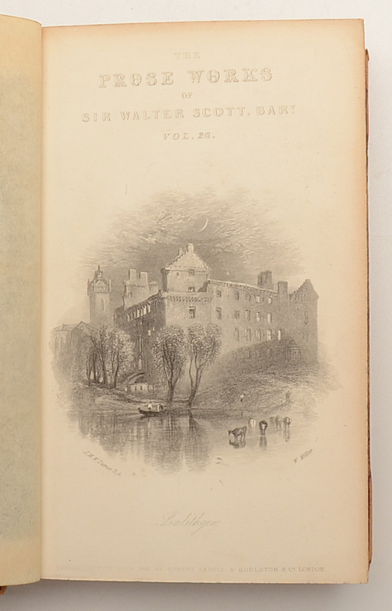 Mid-19th Century "Prose Works of Sir Walter Scott"