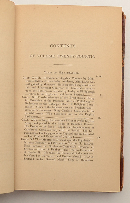 Mid-19th Century "Prose Works of Sir Walter Scott"