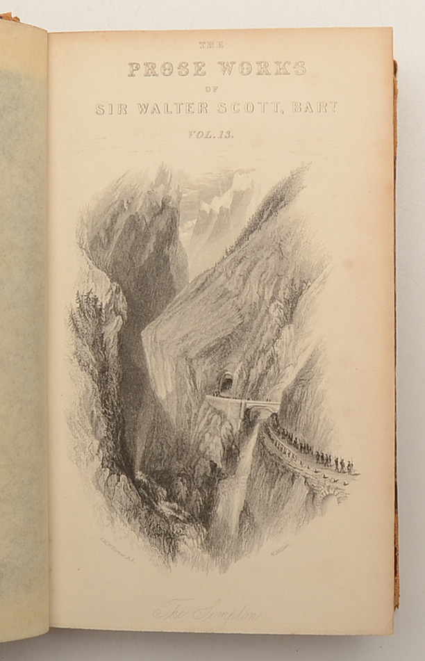 Mid-19th Century "Prose Works of Sir Walter Scott"