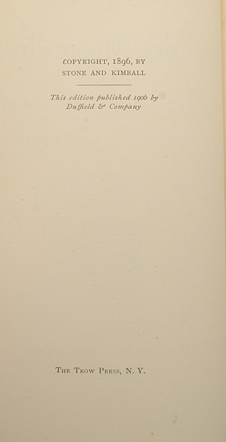 1906 "Plays of Maeterlinck" in Two Volumes