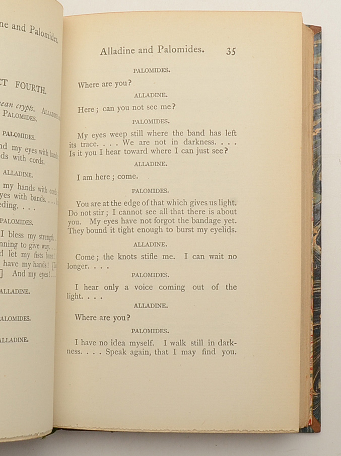 1906 "Plays of Maeterlinck" in Two Volumes