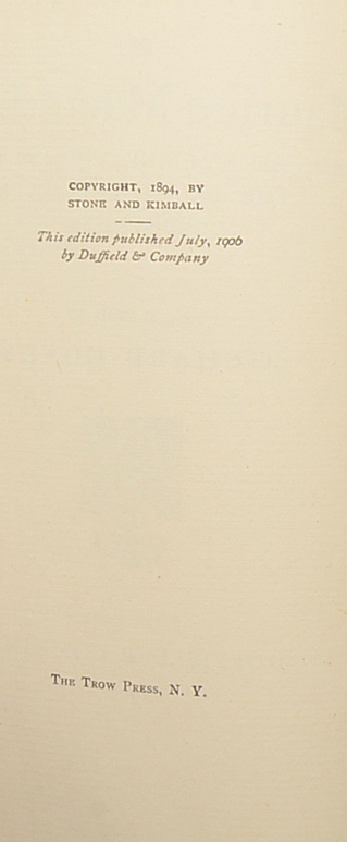 1906 "Plays of Maeterlinck" in Two Volumes