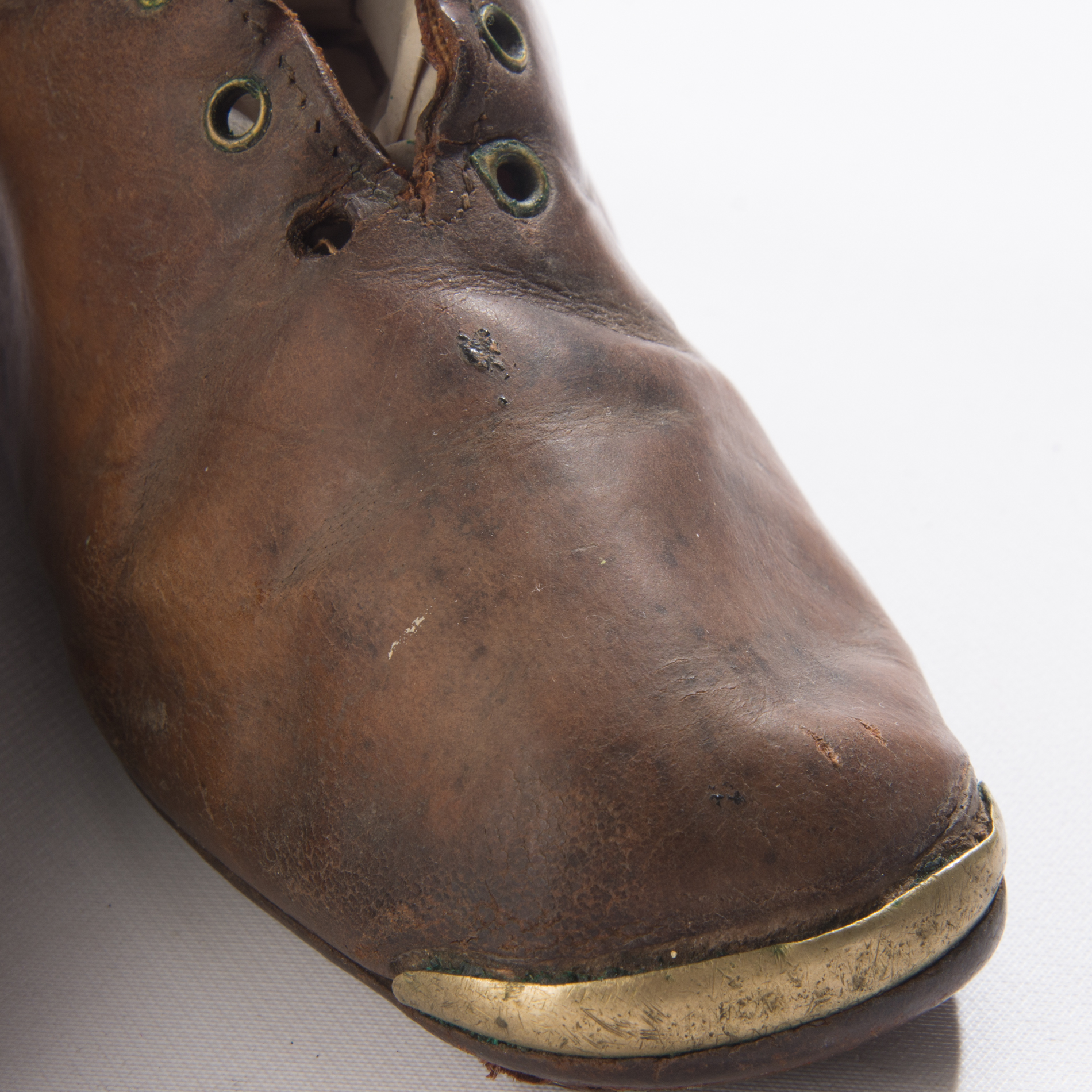 Pair of Leather Victorian Children's Shoes