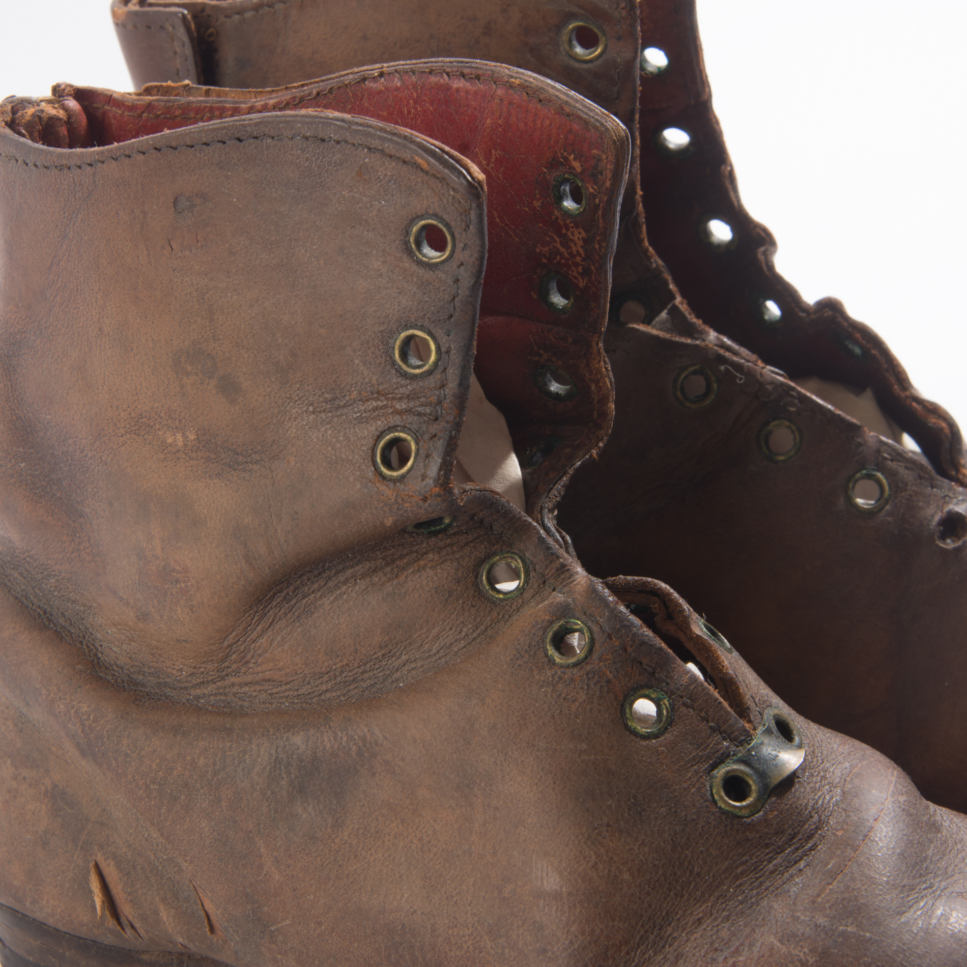 Pair of Leather Victorian Children's Shoes