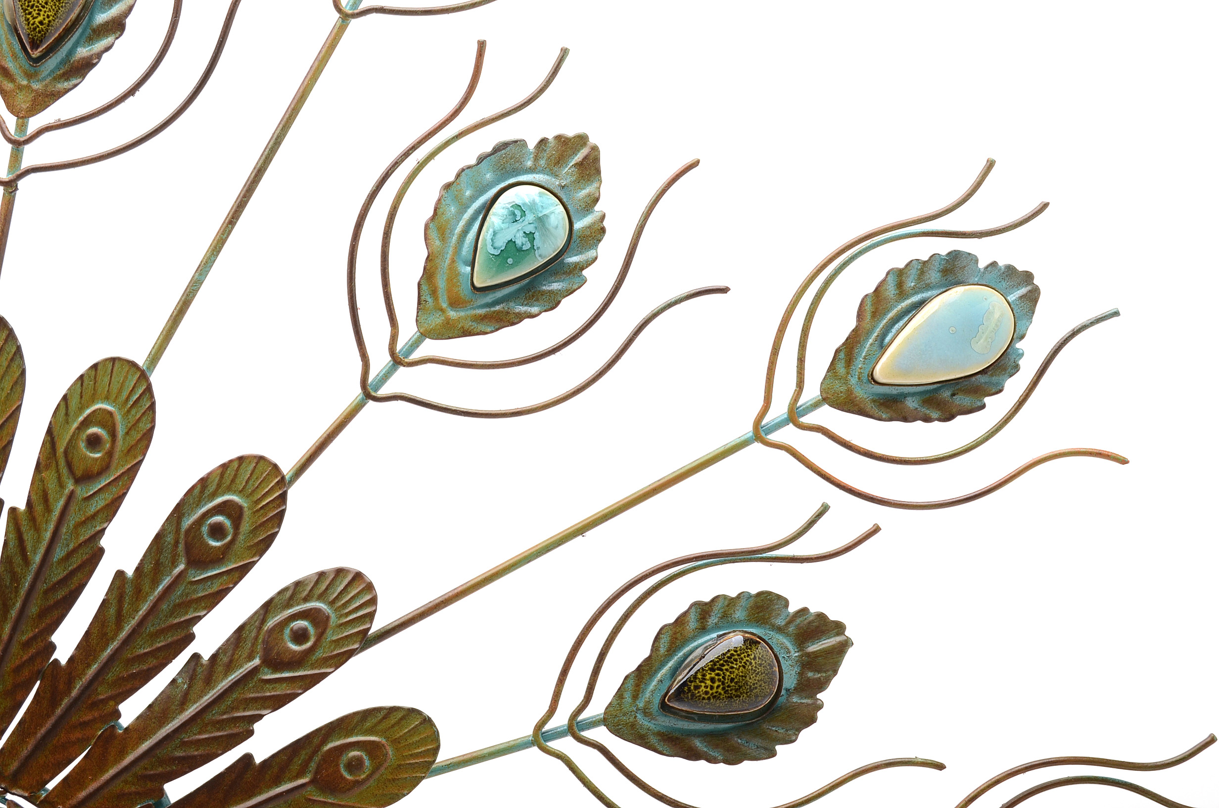 Handcrafted Peacock Cork Caddy