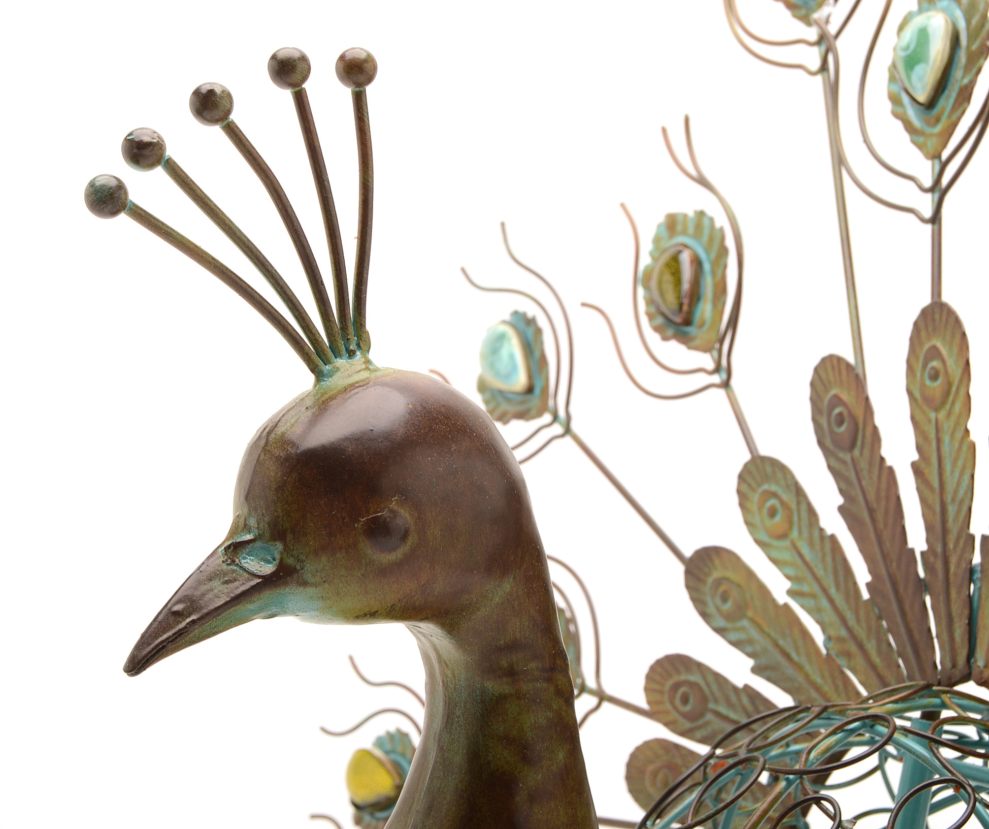 Handcrafted Peacock Cork Caddy