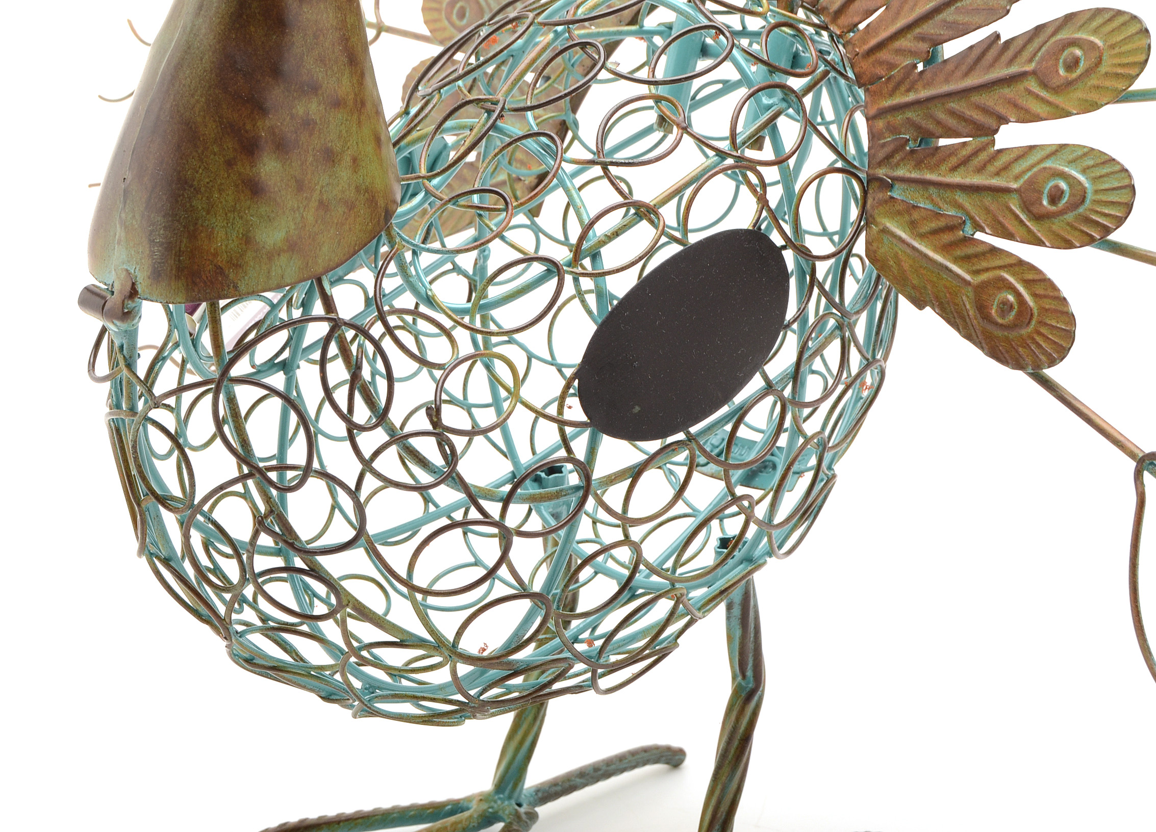 Handcrafted Peacock Cork Caddy