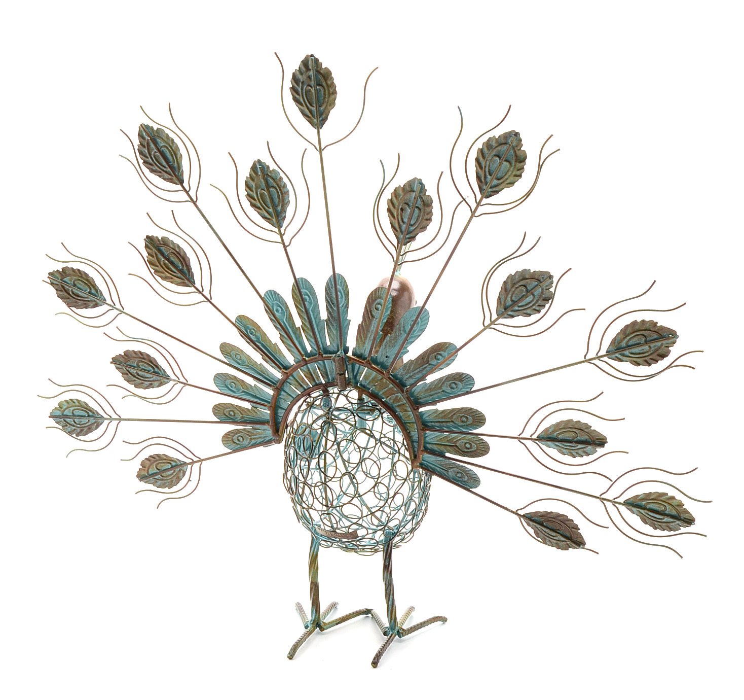 Handcrafted Peacock Cork Caddy