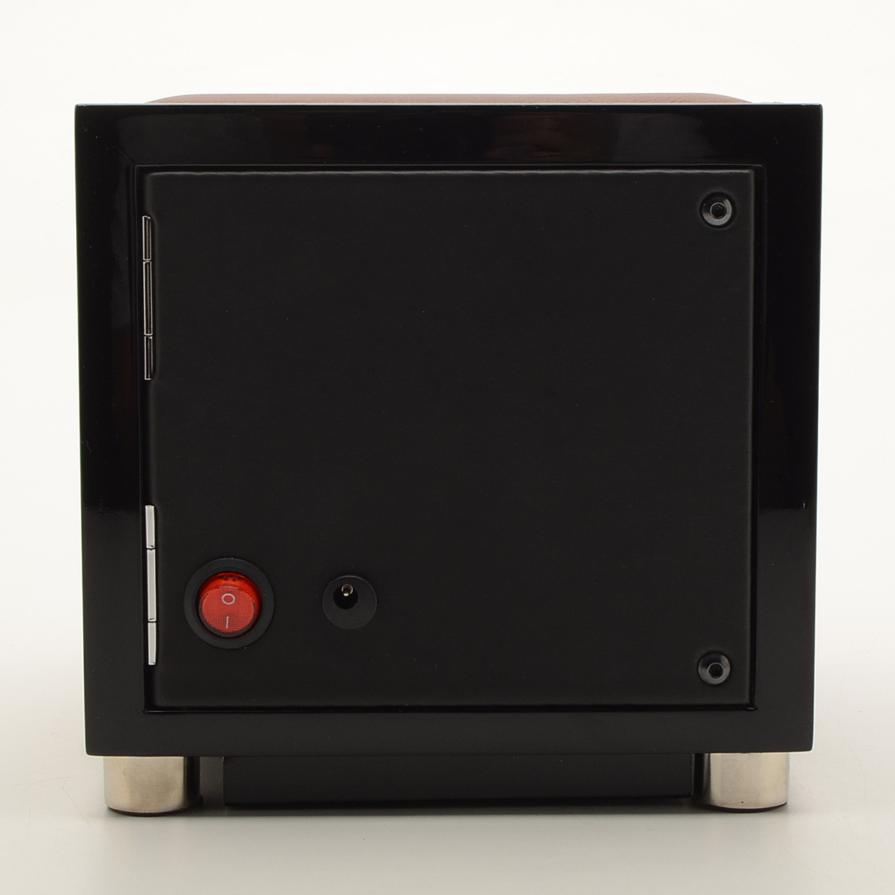 High Gloss Piano Veneered and Genuine Leather Single Watch Winder