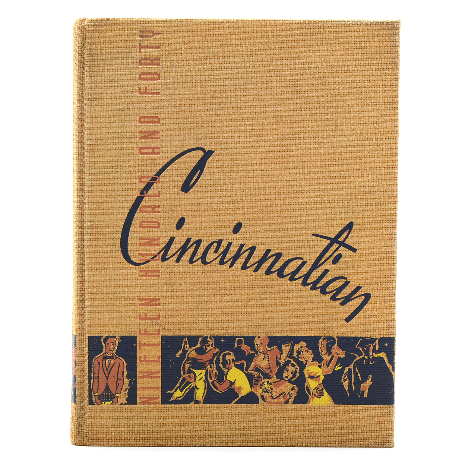 Vintage 1940 "University of Cincinnati Year Book"