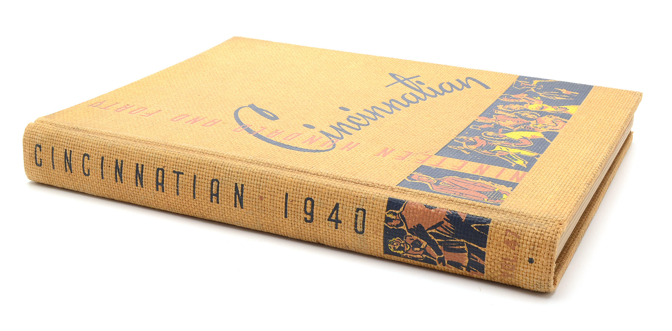 Vintage 1940 "University of Cincinnati Year Book"