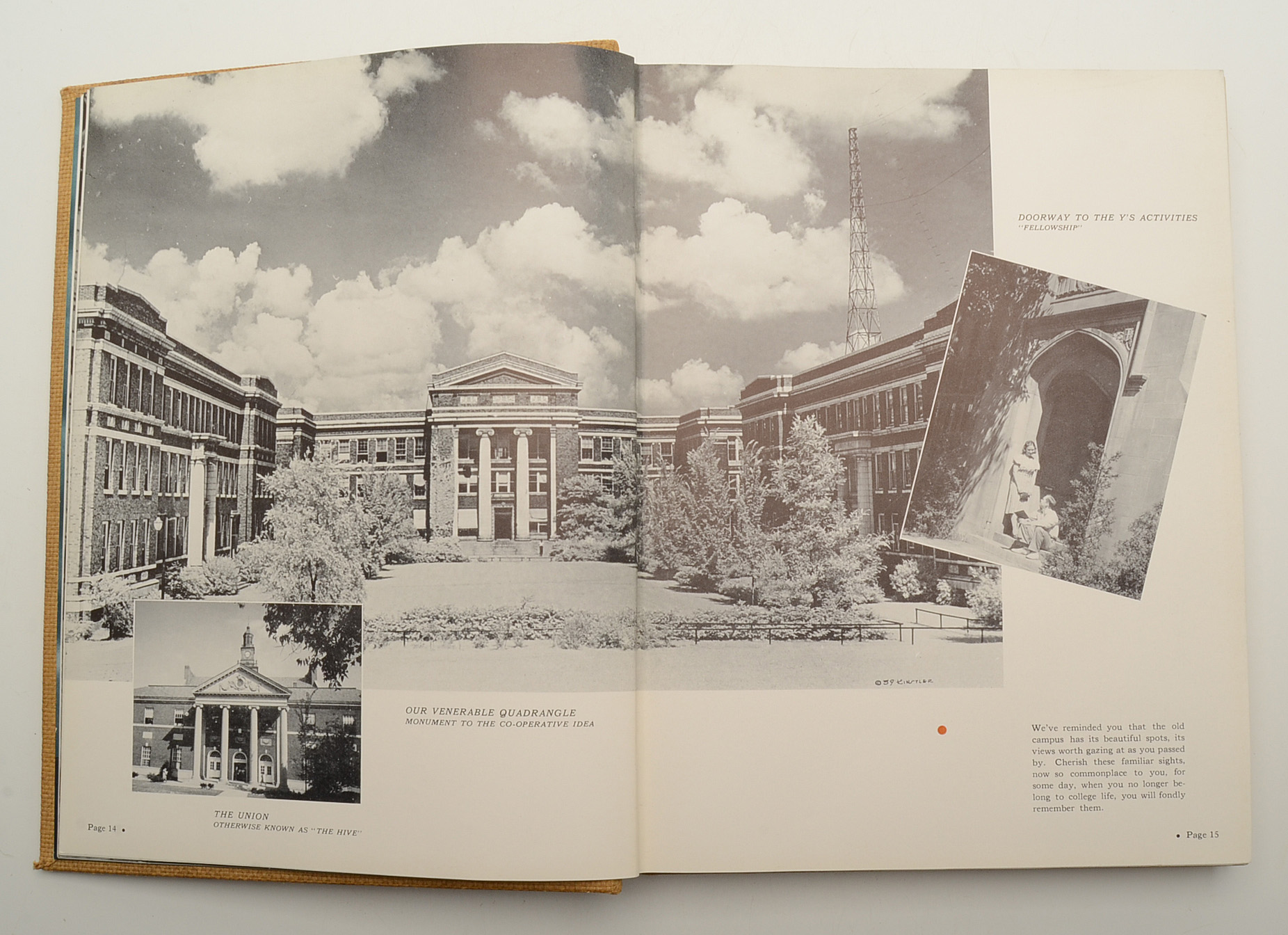 Vintage 1940 "University of Cincinnati Year Book"