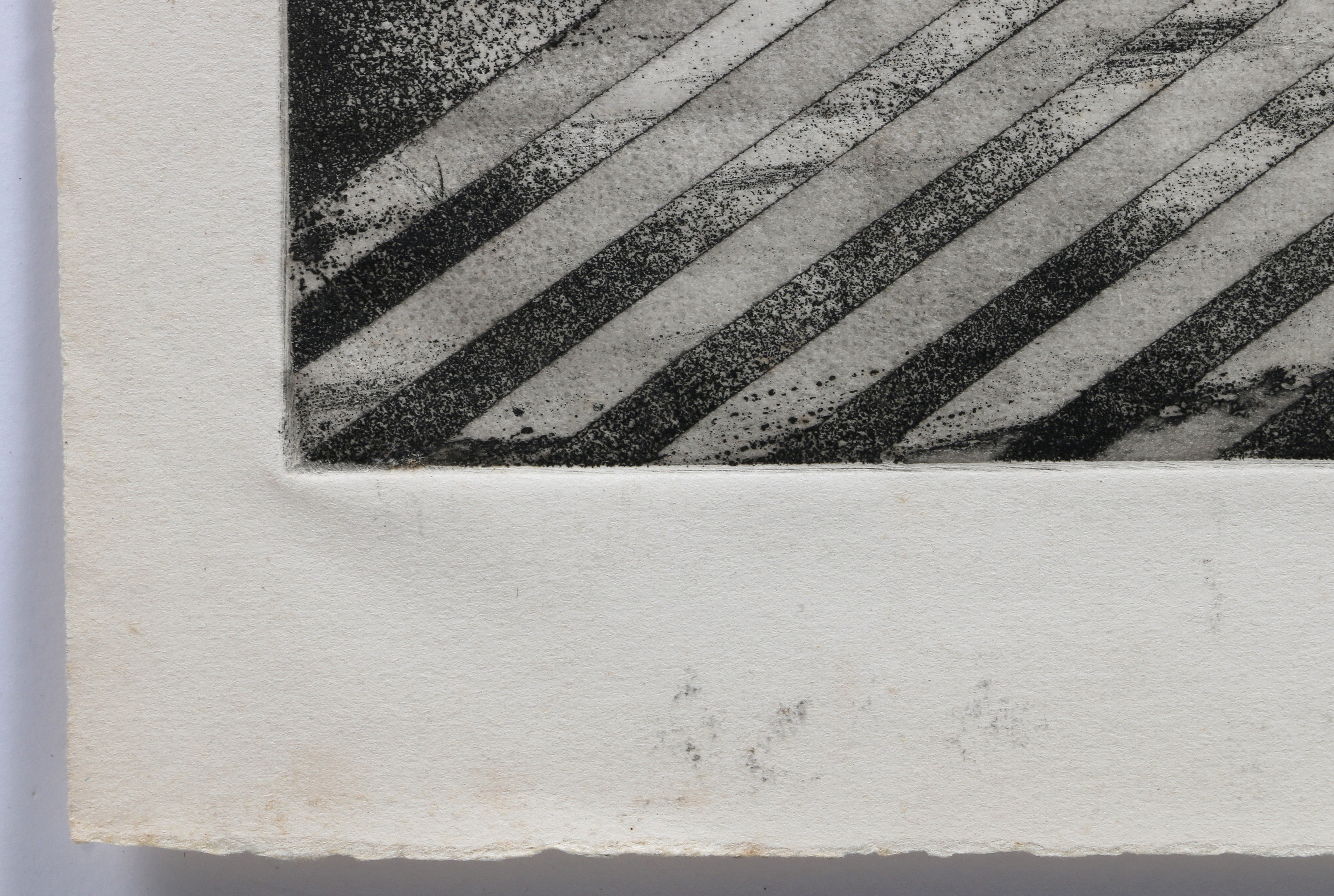 Steve Haefele Aquatints of a Man Watching Television