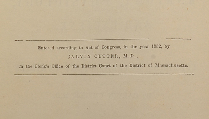 Pair of Antique Anatomy Books by Calvin Cutter MD
