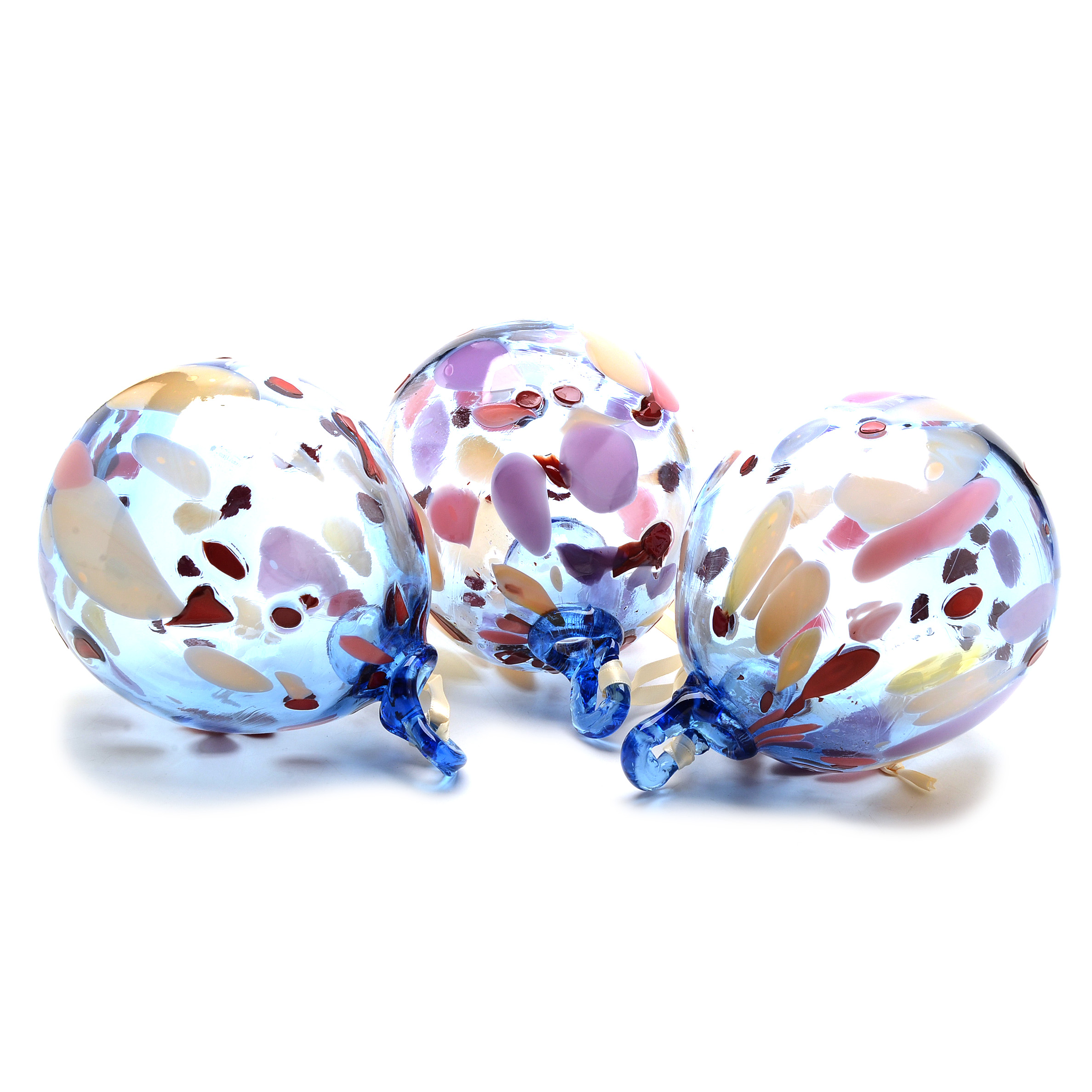 Double Bubble Blown Glass Scent Balls