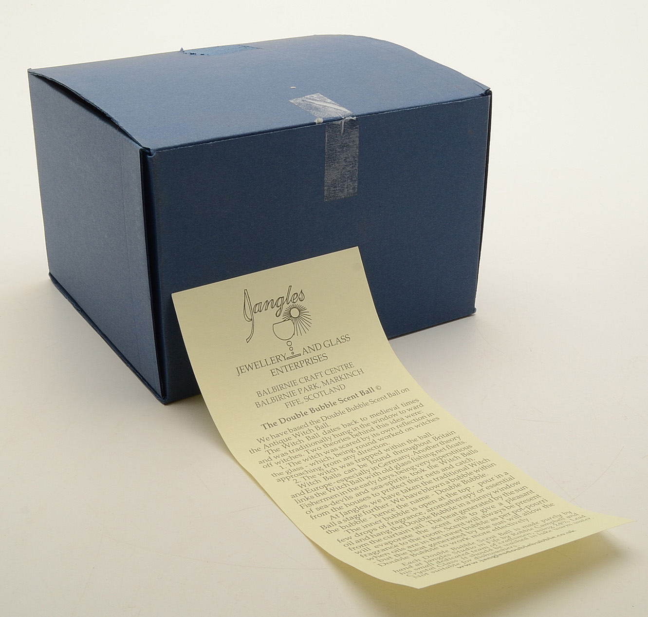 Double Bubble Blown Glass Scent Balls