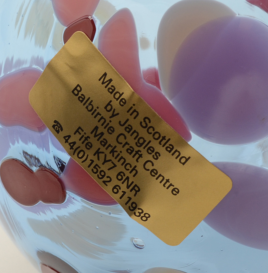 Double Bubble Blown Glass Scent Balls