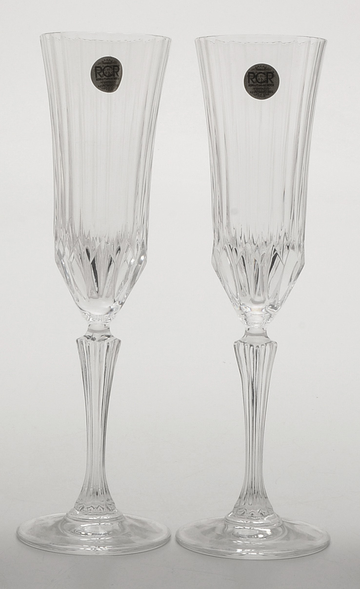 Crystal Flutes and Wine Bottle Bag