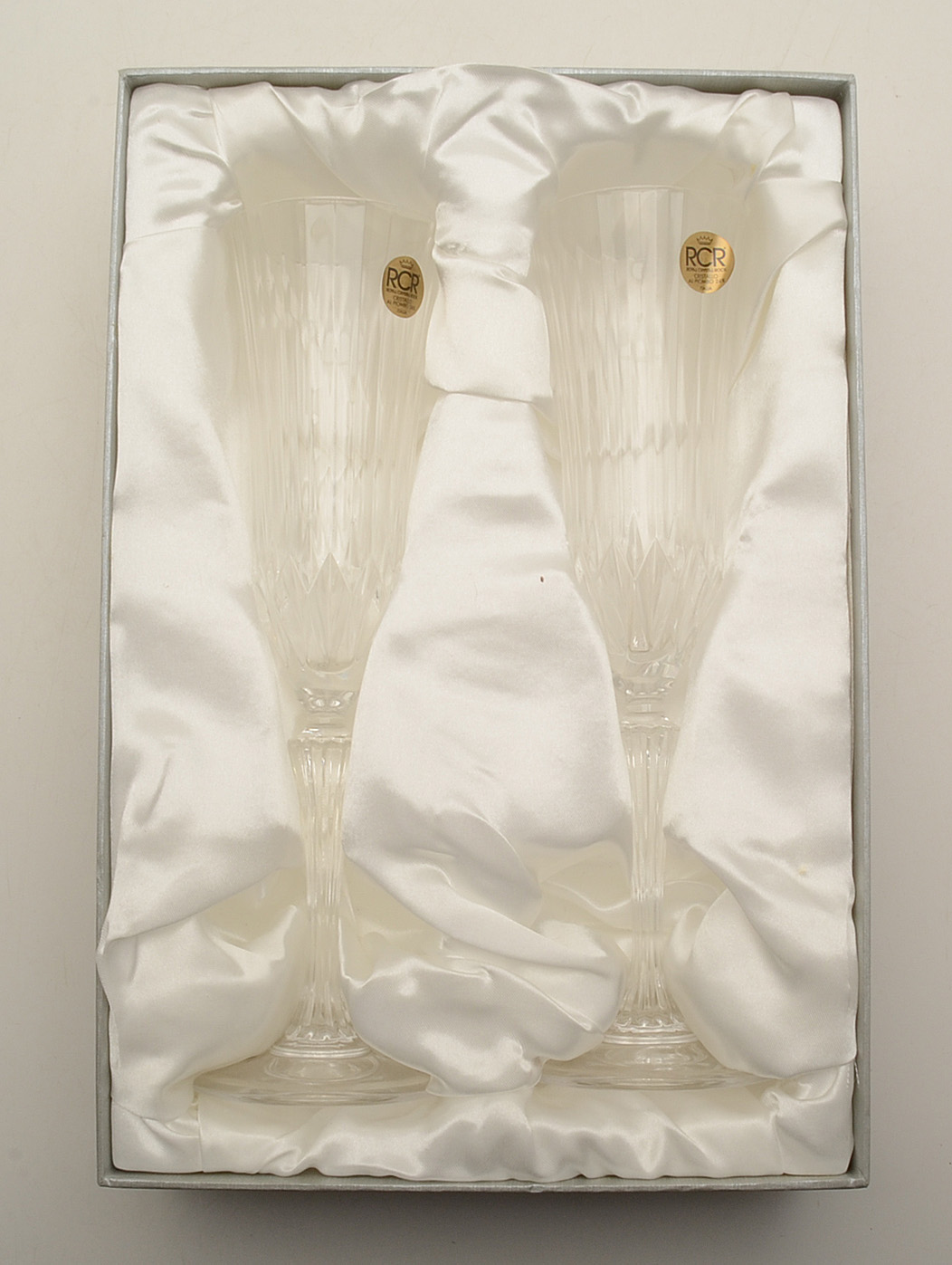 Crystal Flutes and Wine Bottle Bag