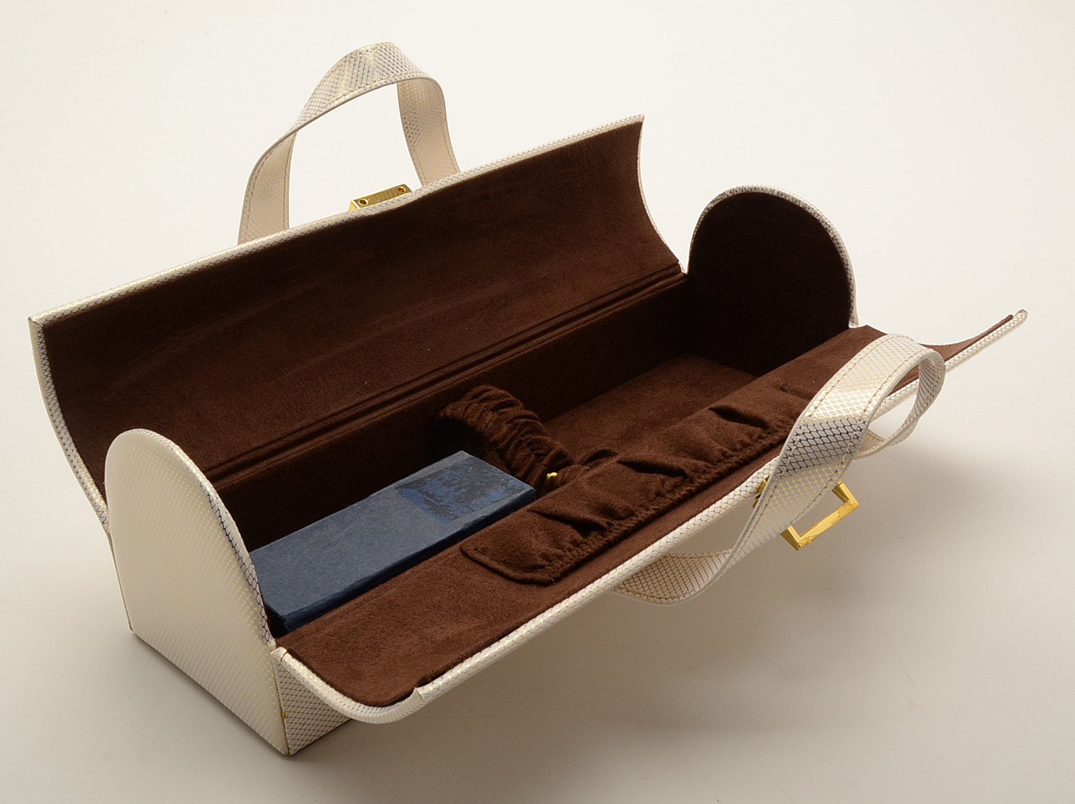 Crystal Flutes and Wine Bottle Bag