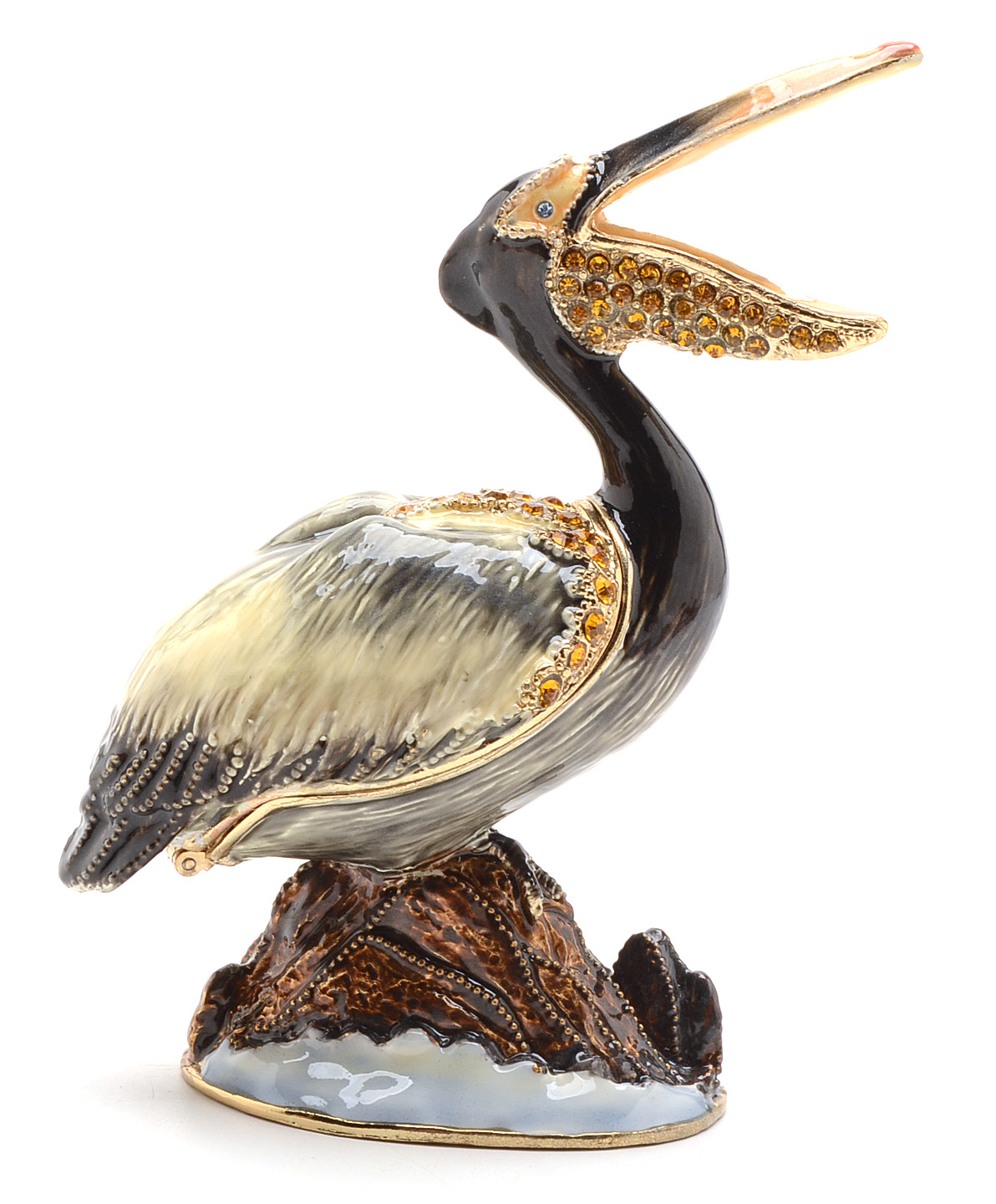 Three Trinket Boxes With Matching Necklace