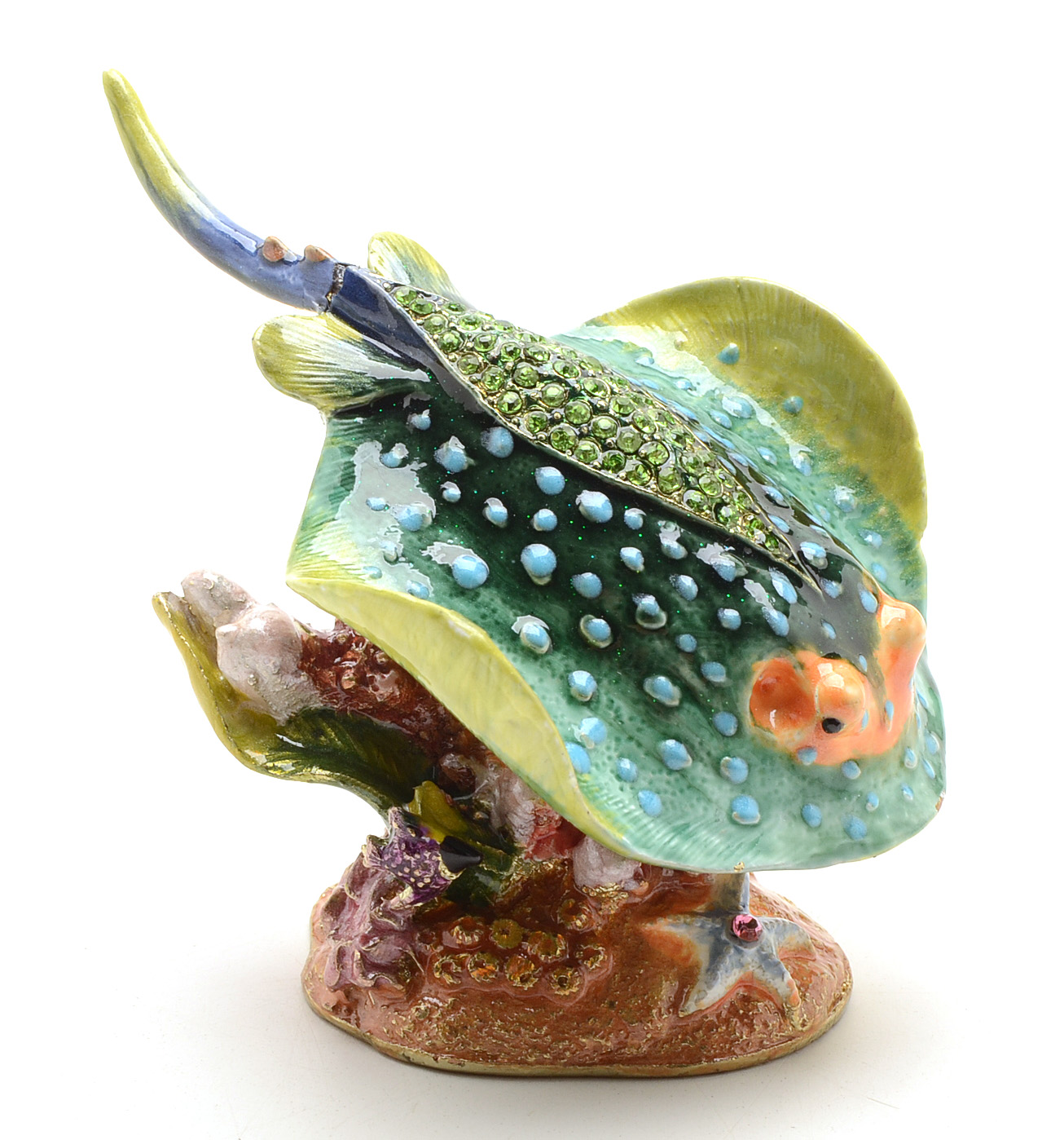 Three Trinket Boxes With Matching Necklace