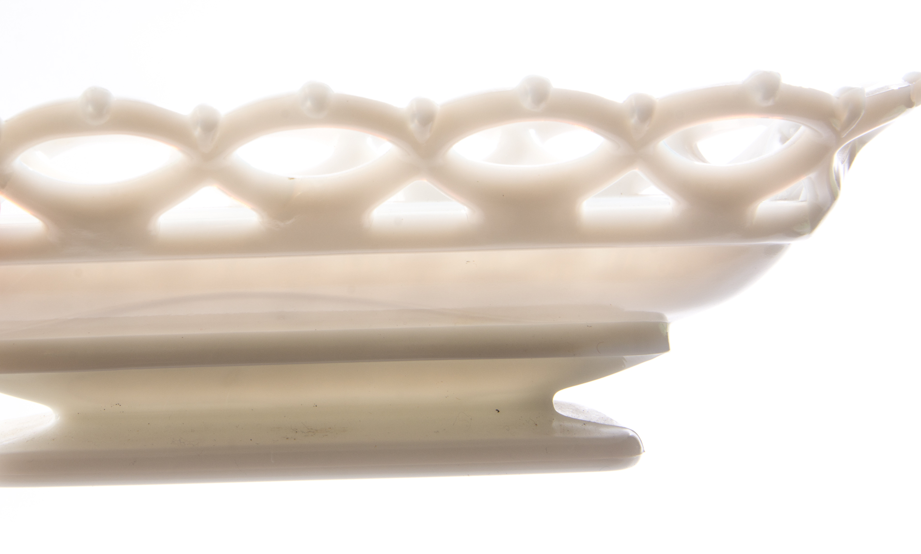 Vintage Westmoreland Milk Glass Swan Dish