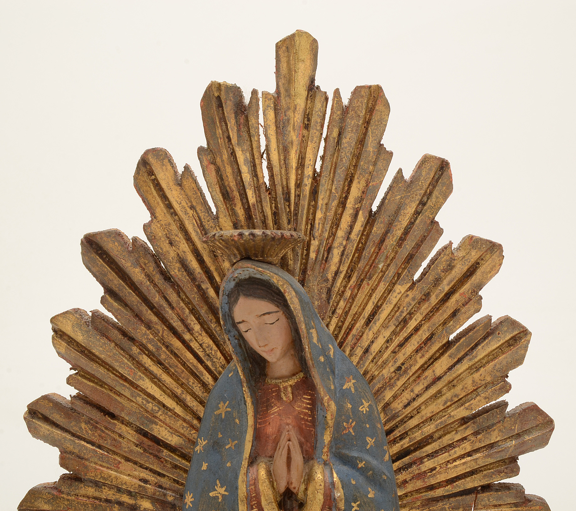 Mexican "Our Lady of Guadalupe" Shrine Figurine