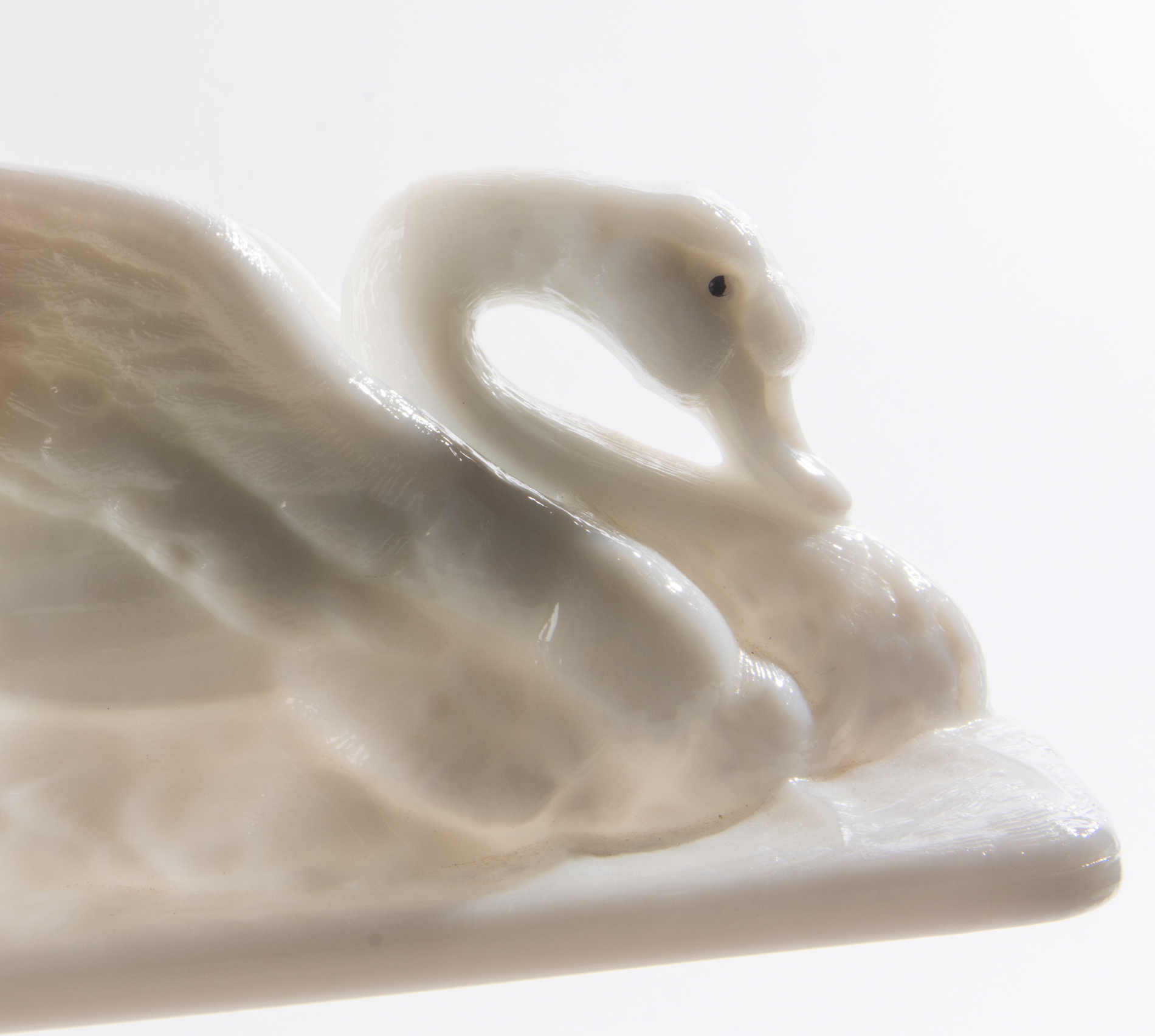 Vintage Westmoreland Milk Glass Swan Dish