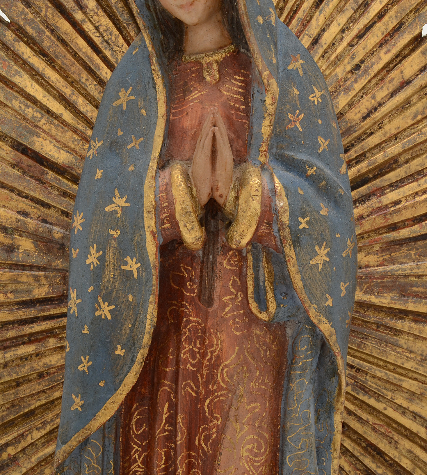 Mexican "Our Lady of Guadalupe" Shrine Figurine