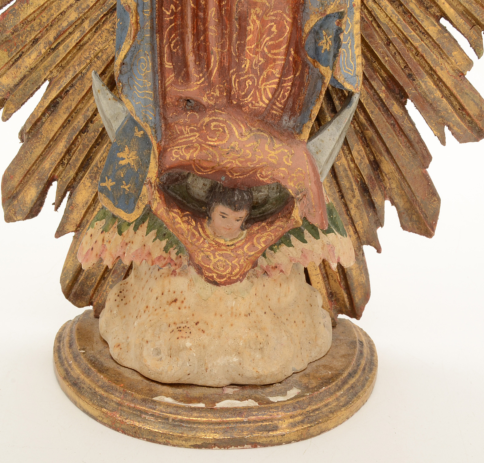 Mexican "Our Lady of Guadalupe" Shrine Figurine