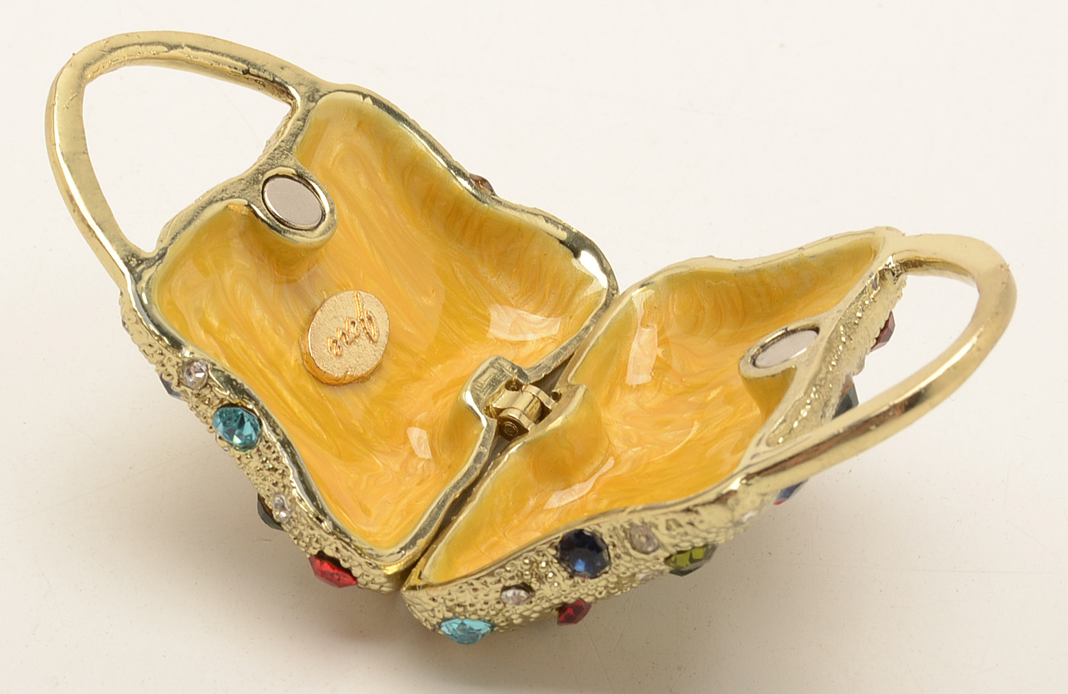 Three Trinket Boxes With Matching Necklace