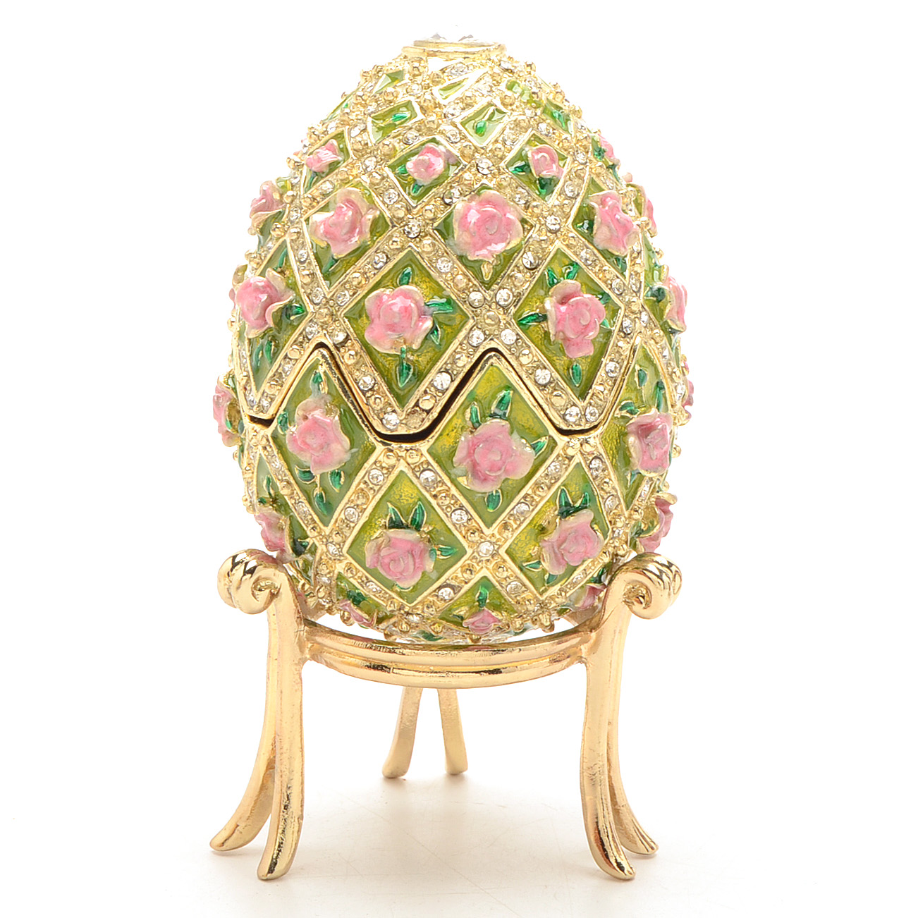 Three Music Egg Trinket Boxes