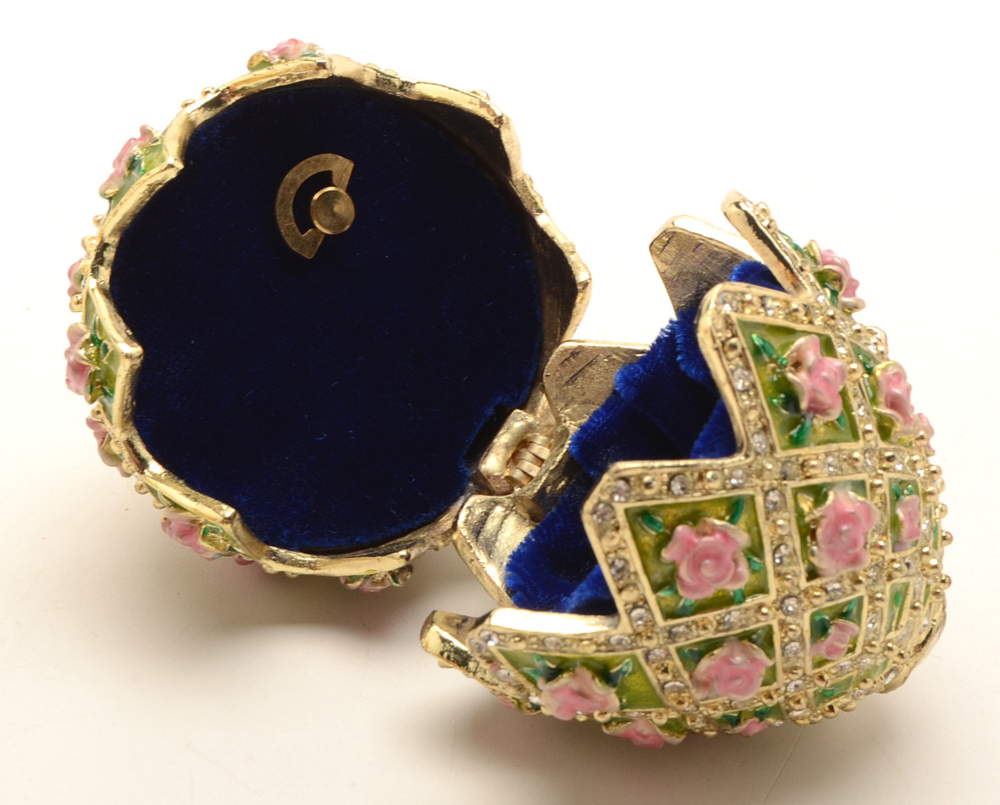 Three Music Egg Trinket Boxes