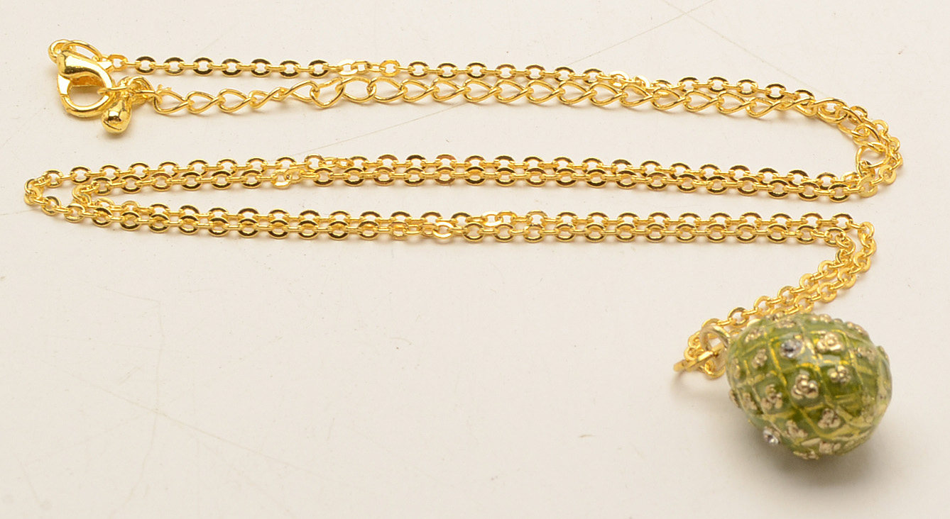 Three Music Egg Trinket Boxes