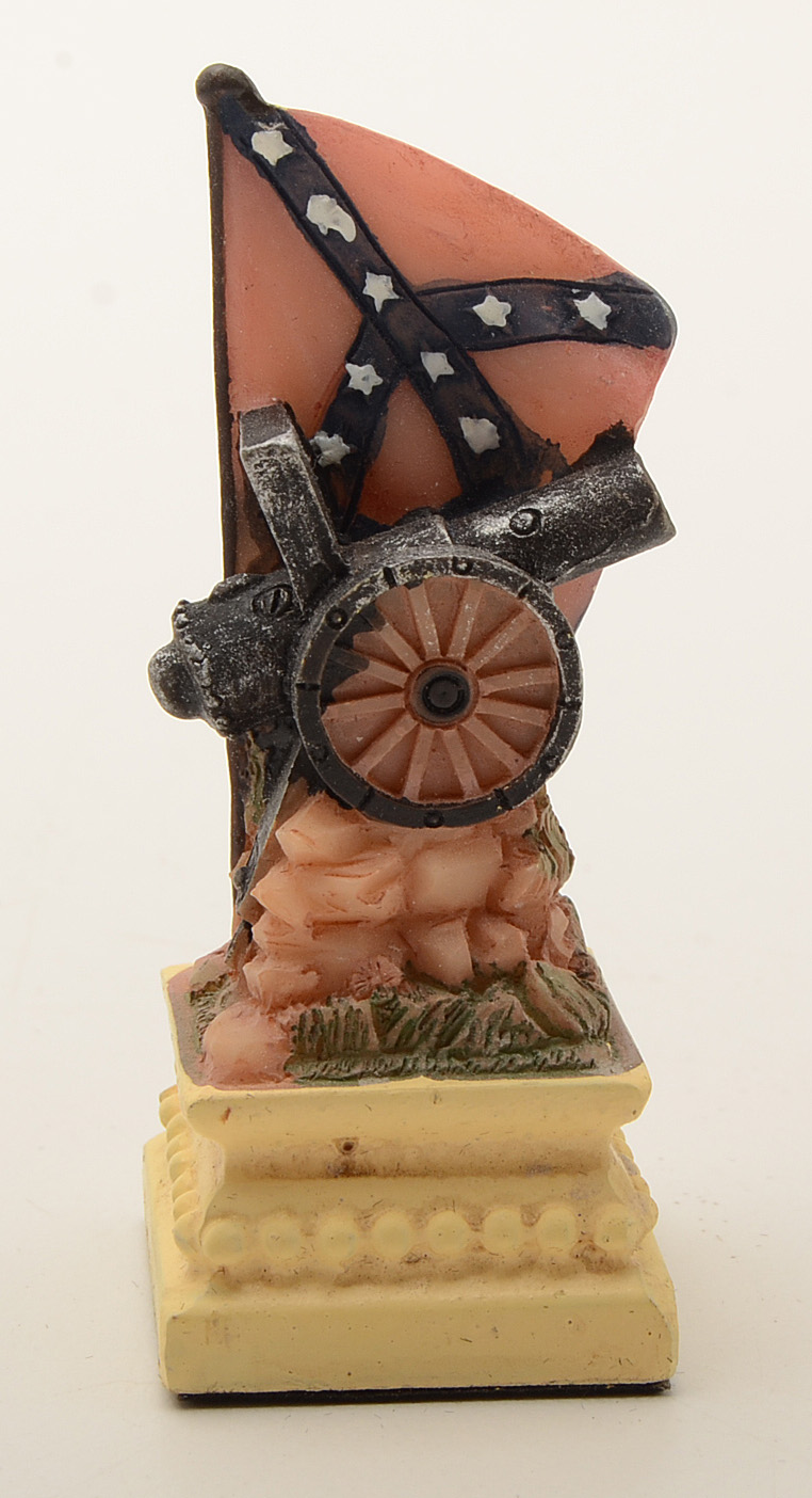 Hand Painted US Civil War Themed Chess Pieces