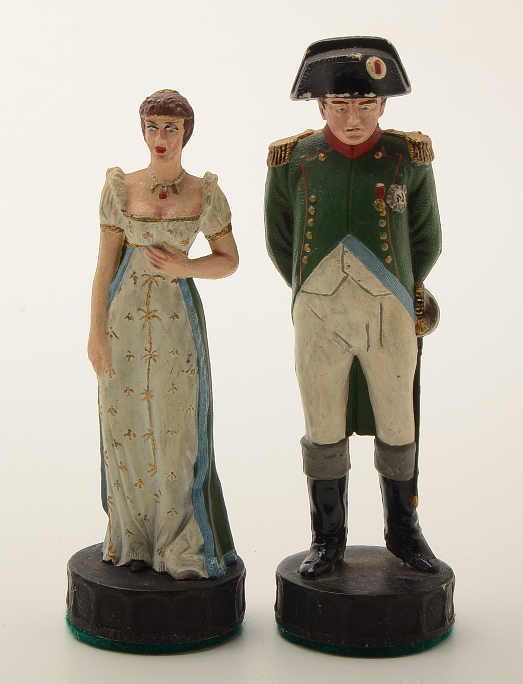 Hand Painted Napoleonic Wars Themed Chess Pieces