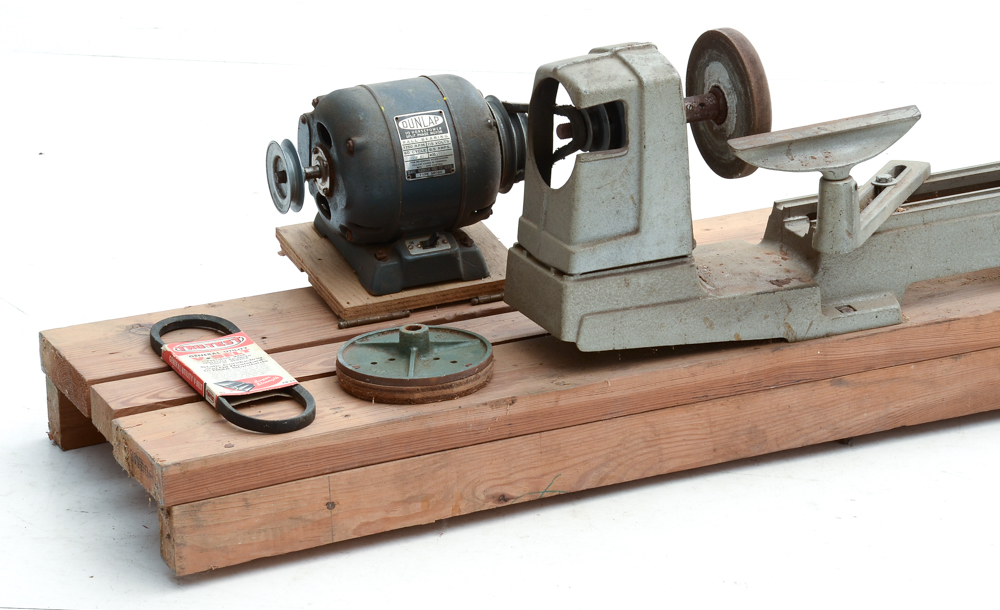 Vintage Powr-Kraft Lathe and Grinder
