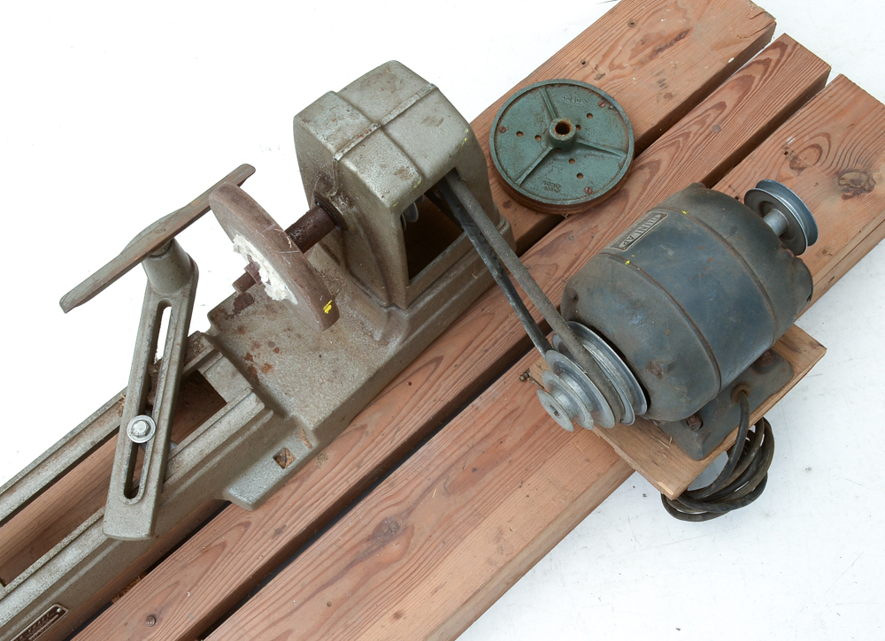 Vintage Powr-Kraft Lathe and Grinder